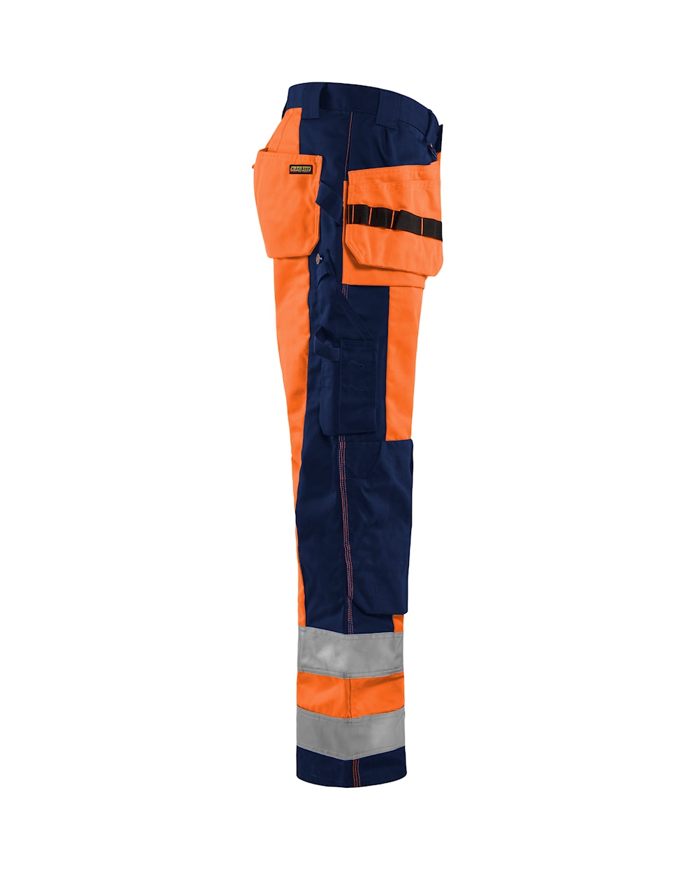 Blaklader Hi-Vis Trousers 1533 - Hi-Vis Orange/Navy Blue