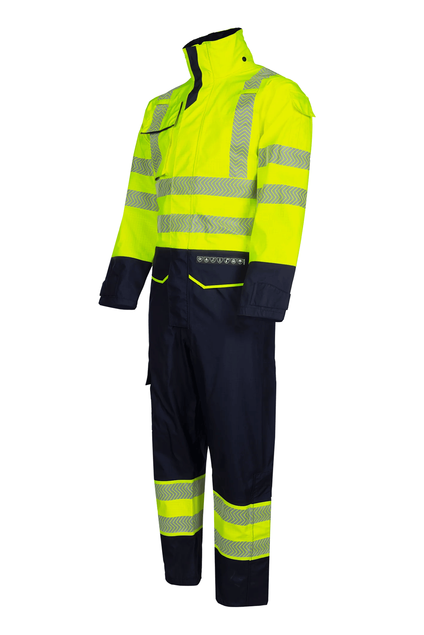 Sioen Aksdal Hi-Vis Rain Coverall With Arc Protection