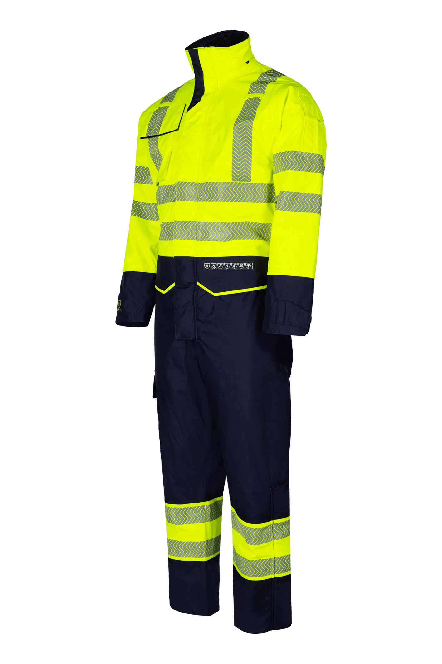Sioen Bjordal Hi-Vis Rain Winter Coverall With Arc Protection (Apc 2)