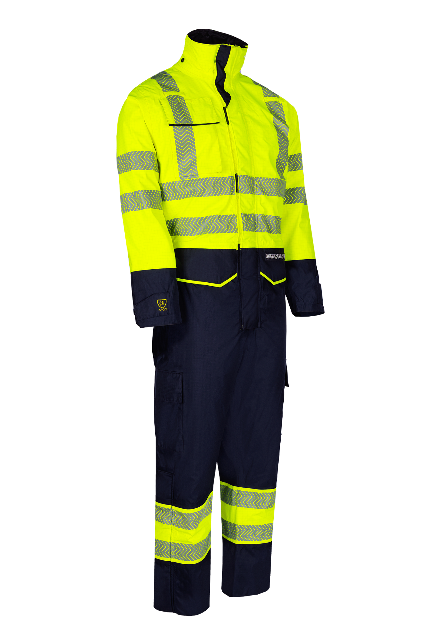 Sioen Bjordal Hi-Vis Rain Winter Coverall With Arc Protection (Apc 2)