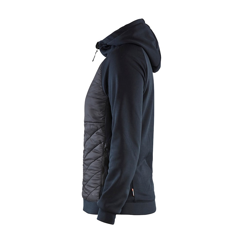 Blaklader Women's Hybrid Sweater 3464 #colour_dark-navy-black