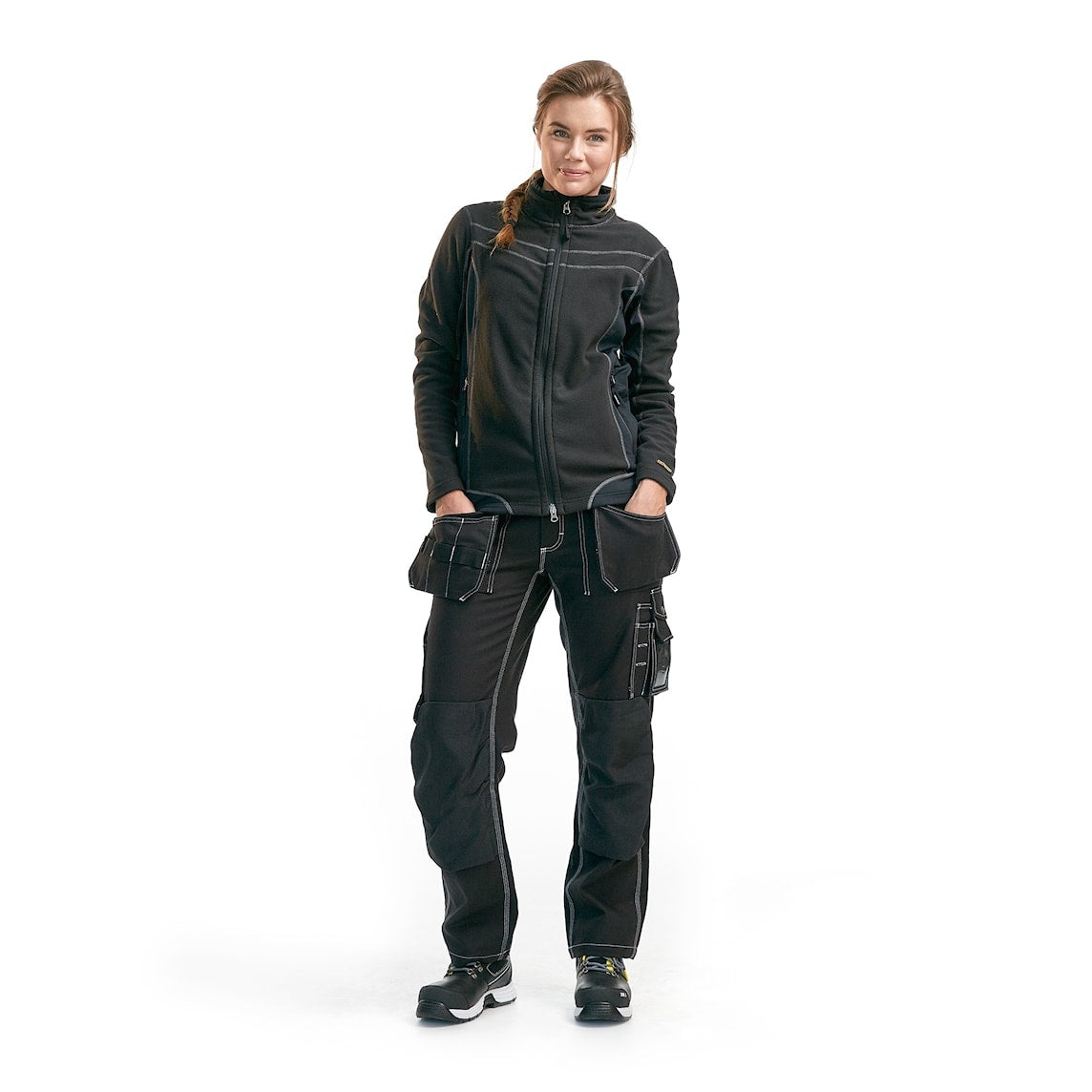Blaklader Women's Micro Fleece Jacket 4924 #colour_black
