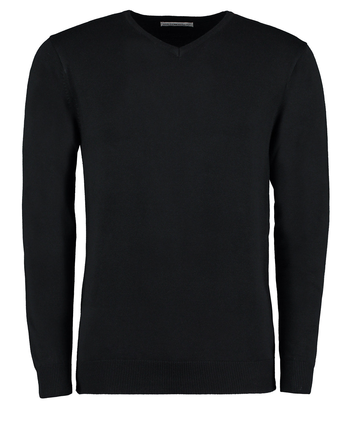 Kustom Kit Arundel V-Neck Sweater Long Sleeve (Classic Fit)