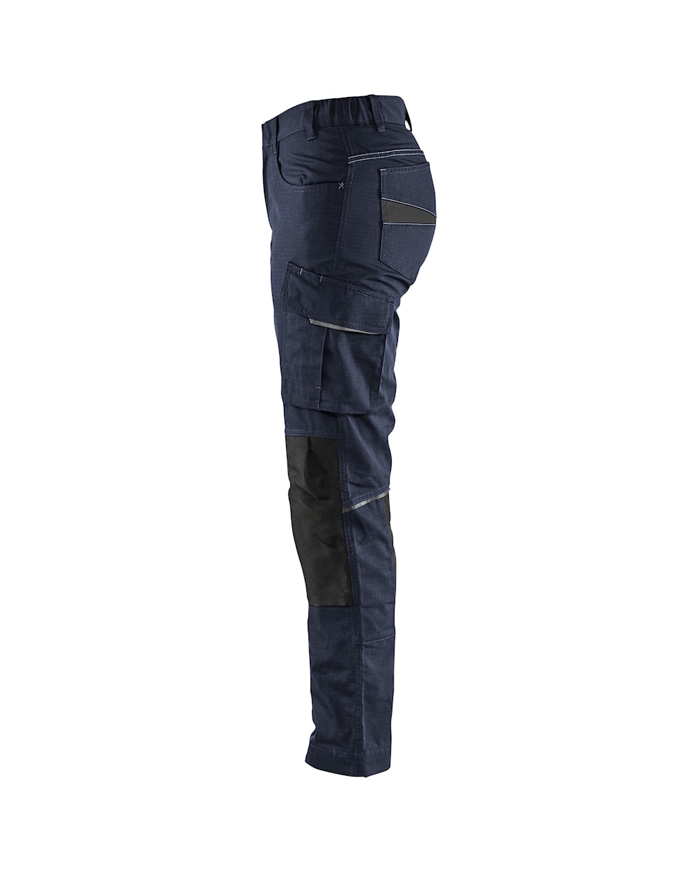 Blaklader Women's Service Trousers with Stretch 7195 #colour_dark-navy-black