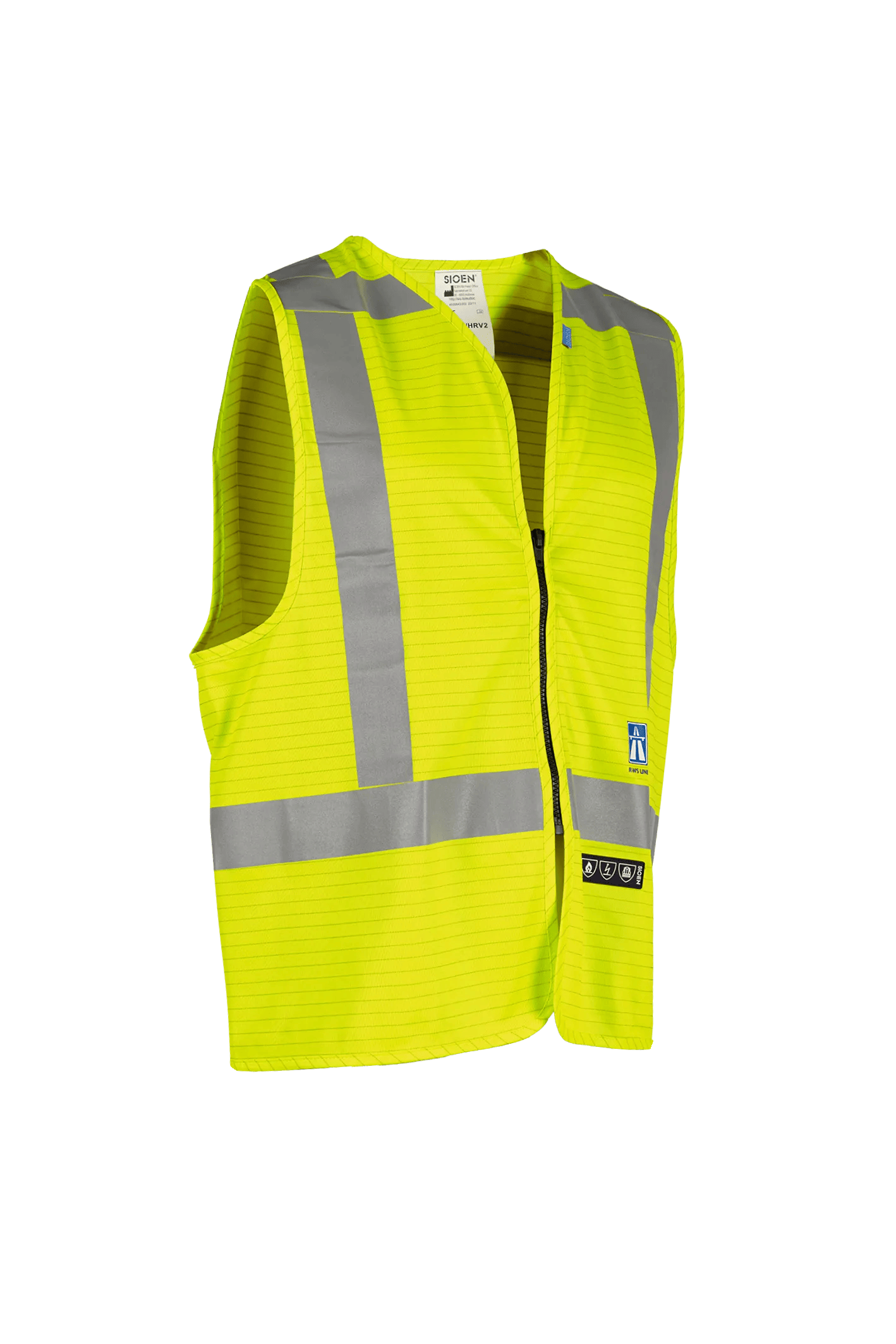 Sioen Sarvan Flame Retardant And Anti-Static Hi-Vis Waistcoat (Rws)