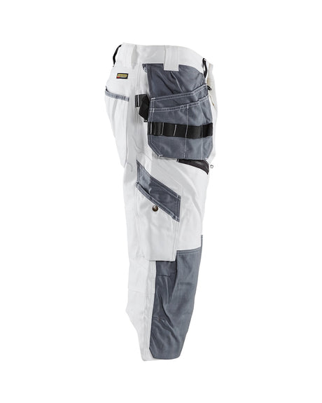 Blaklader X1500 Painters Pirate Trousers 1511 #colour_white-grey