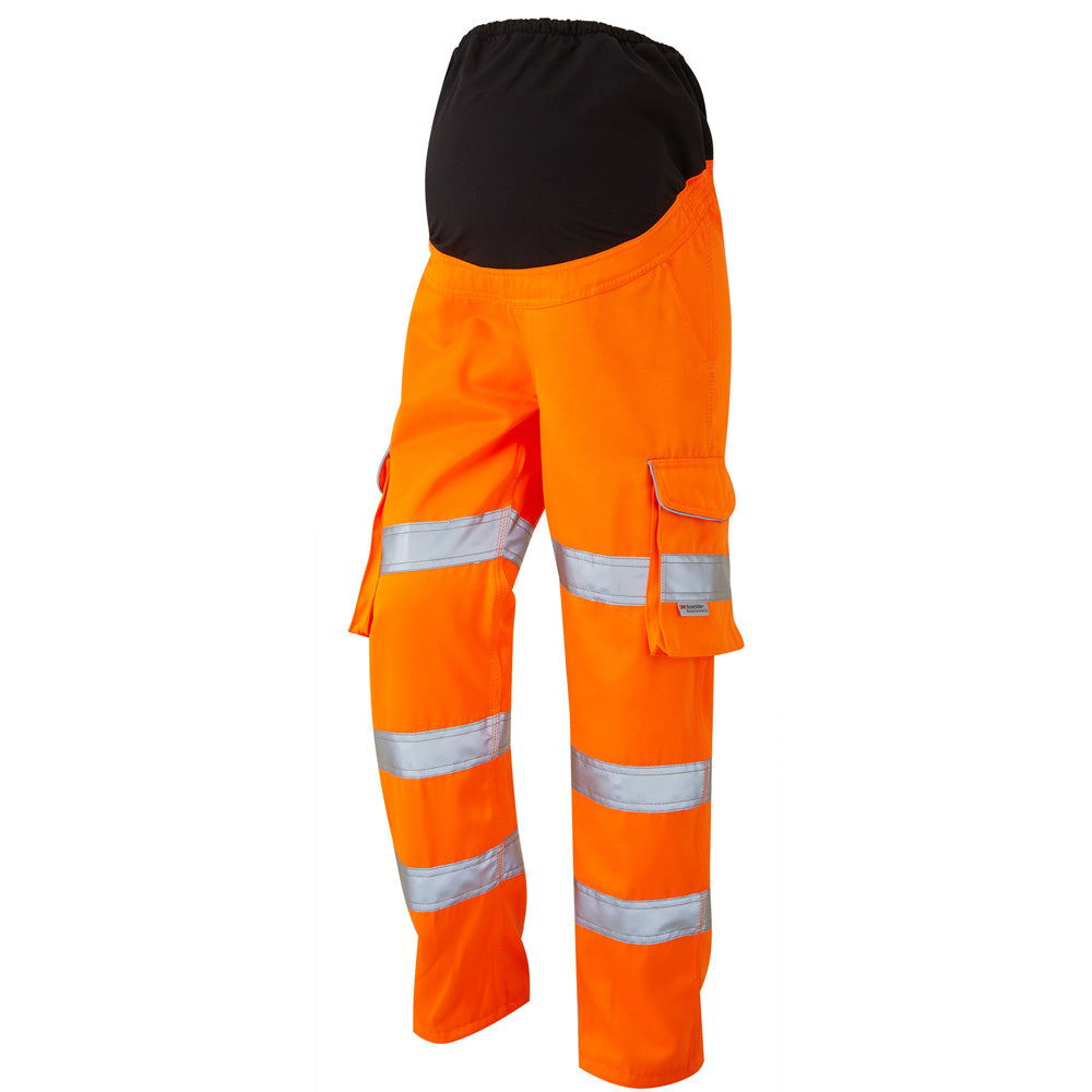 Leo Workwear VERITY Leo EcoViz Poly/Cotton Maternity Cargo Trouser