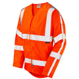 Leo Workwear MESHAW Leo EcoViz  LFS/AS Sleeved Waistcoat (EN 14116 & EN 1)