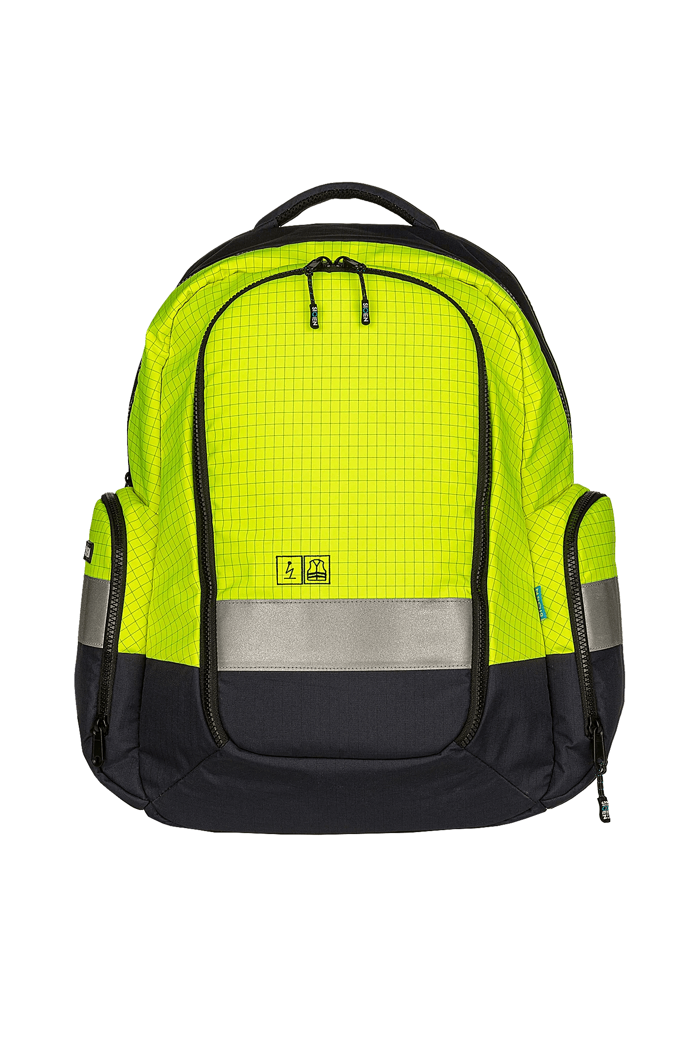 Sioen Kirton Hi-Vis And Anti-Static Backpack For Hazardous Environments