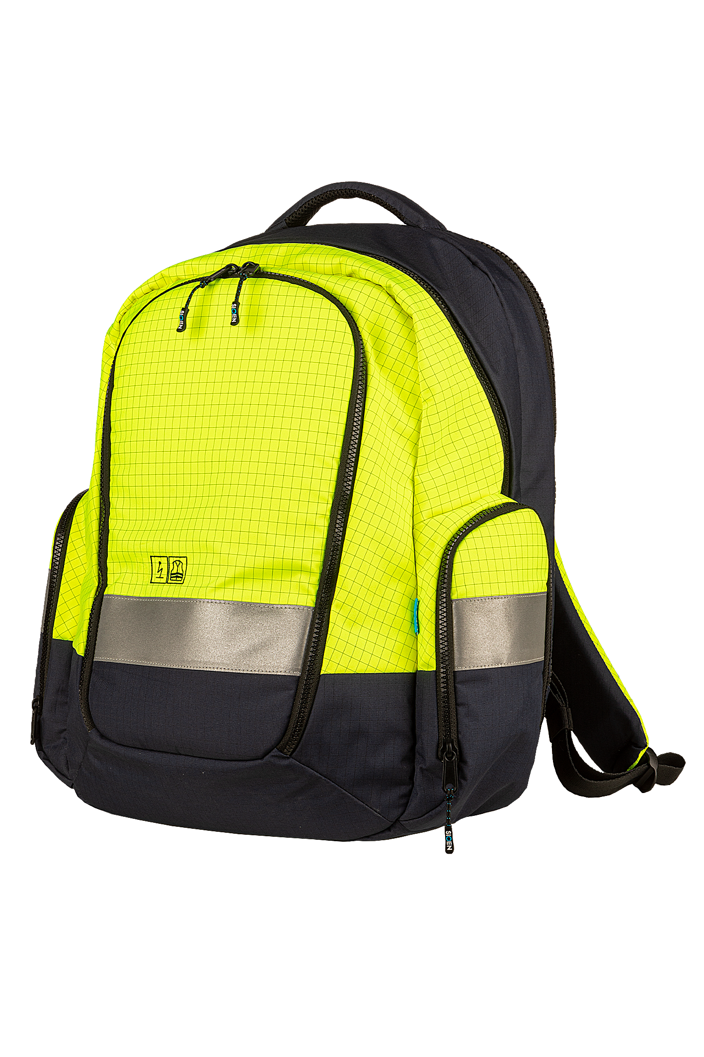 Sioen Kirton Hi-Vis And Anti-Static Backpack For Hazardous Environments