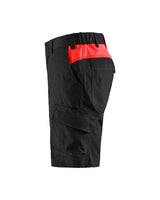 Blaklader Industry Shorts Stretch 1446 #colour_black-red