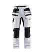 Blaklader Painter Trousers with Stretch 1910 #colour_white-black