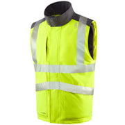 HALSINGER Leo EcoViz Performance+ Bodywarmer Hi Vis Insulated Work Gilet Interactive YKK Zip