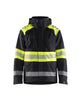 Blaklader Shell Jacket Hi-Vis 4420 #colour_black-hi-vis-yellow