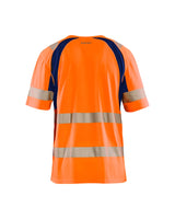 Blaklader Uv Hi-Vis T-Shirt 3397 #colour_orange-navy-blue