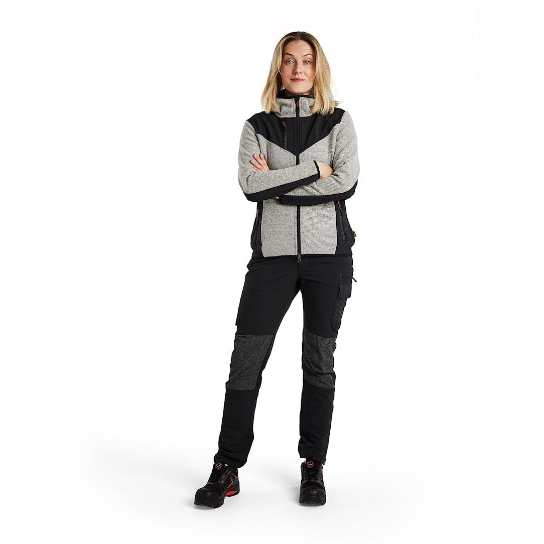 Blaklader Knitted Women's Jacket 5941 #colour_grey-melange-black