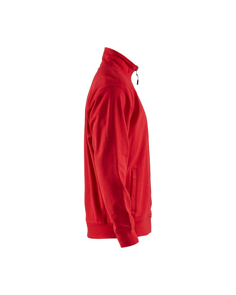 Blaklader Sweatshirt with Full Zip 3371 #colour_red