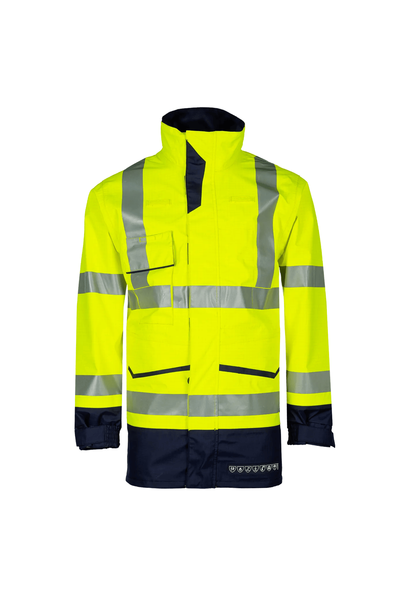 Sioen Falcon Hi-Vis Rain Jacket With Arc Protection (Apc1)