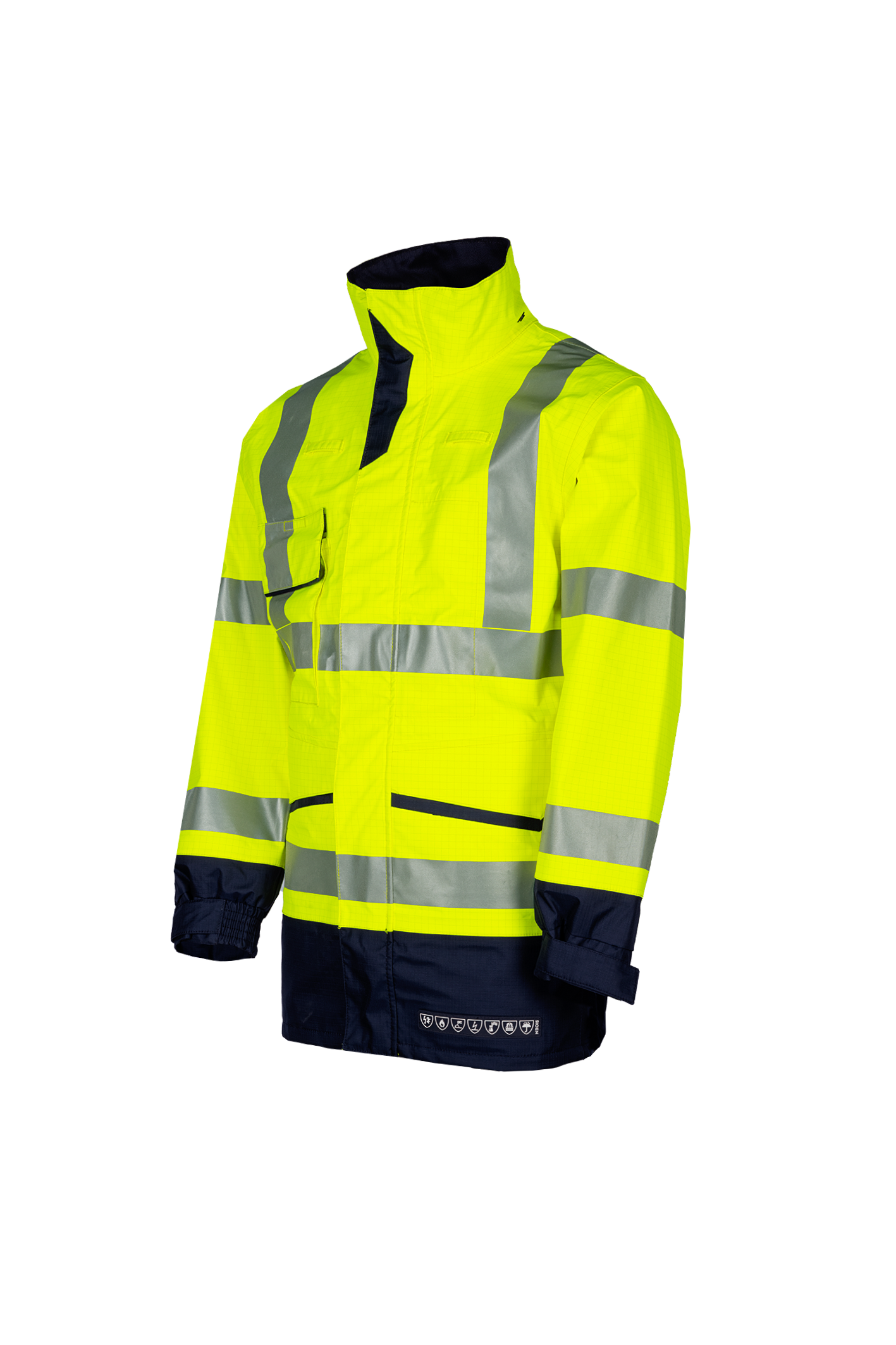 Sioen Falcon Hi-Vis Rain Jacket With Arc Protection (Apc1)