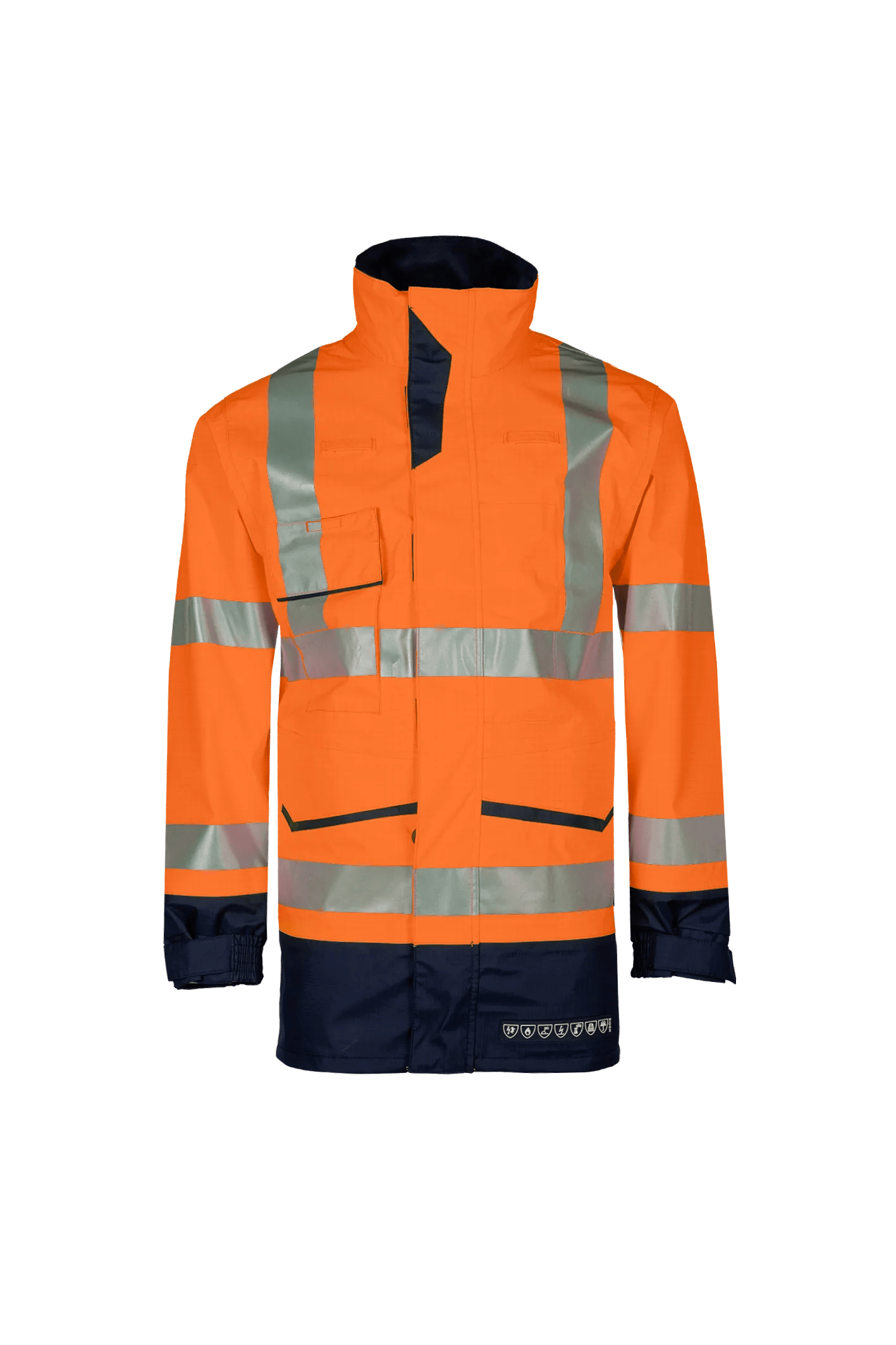 Sioen Falcon Hi-Vis Rain Jacket With Arc Protection (Apc1)
