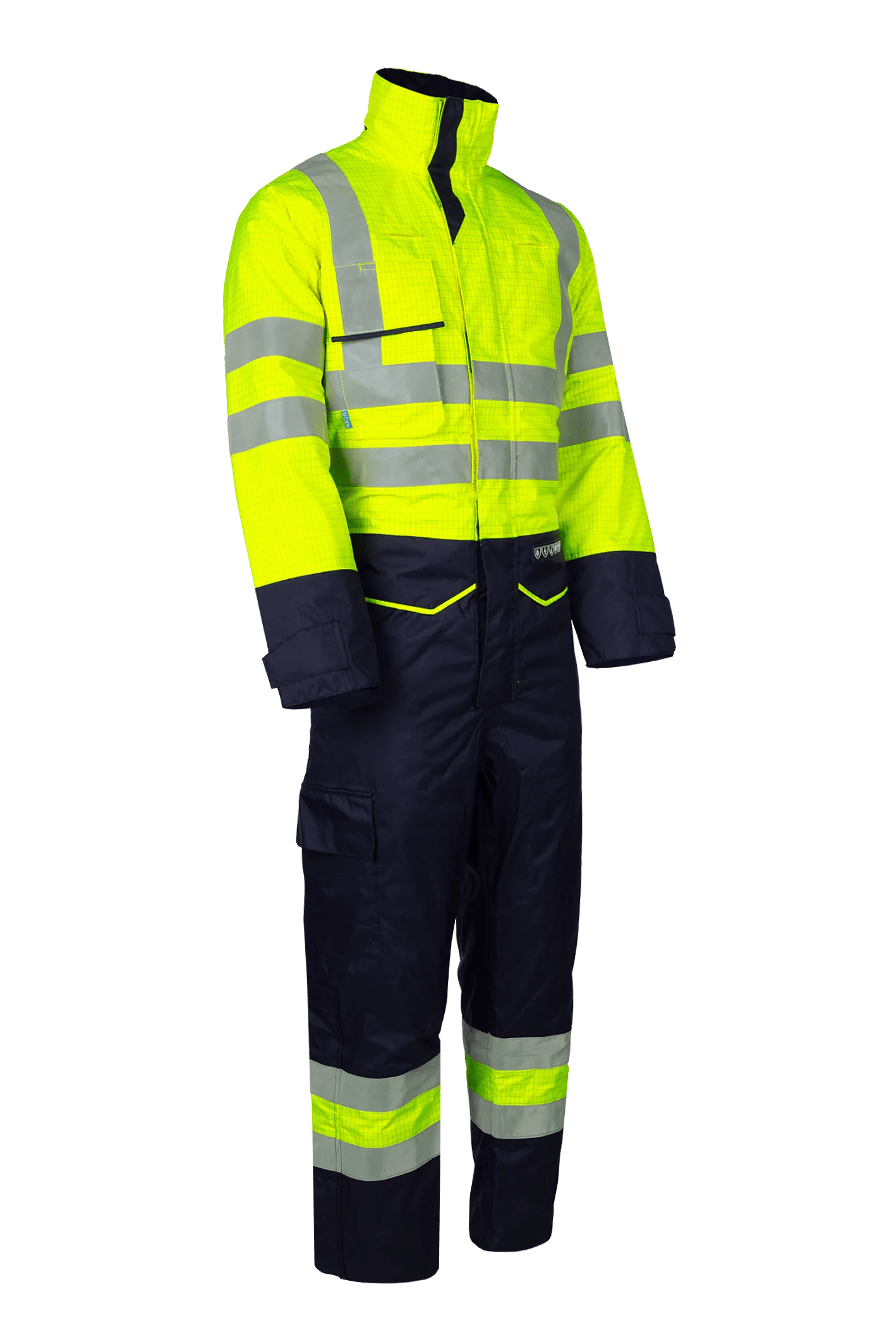 Sioen Carret Flame Retardant Anti-Static Hi-Vis Rain Winter Coverall
