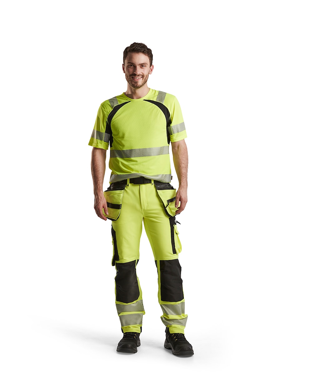 Blaklader Uv Hi-Vis T-Shirt 3397 #colour_hi-vis-yellow-black