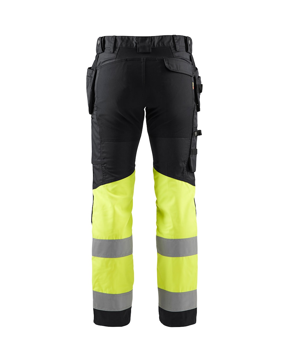 Blaklader Hi-Vis Trousers with Stretch 1558 - Black/Hi-Vis Yellow