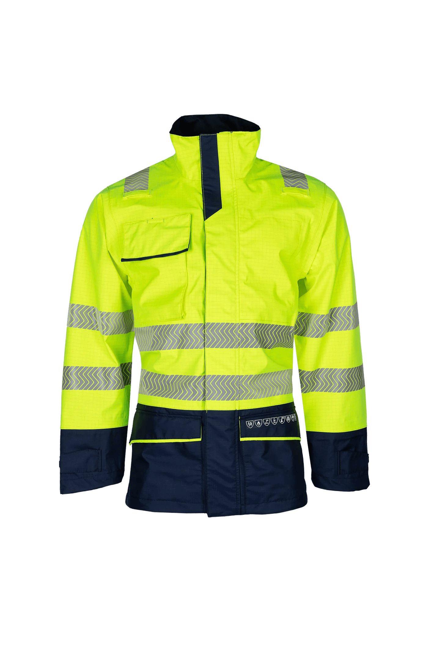 Sioen Torvik Hi-Vis Rain Jacket With Arc Protection