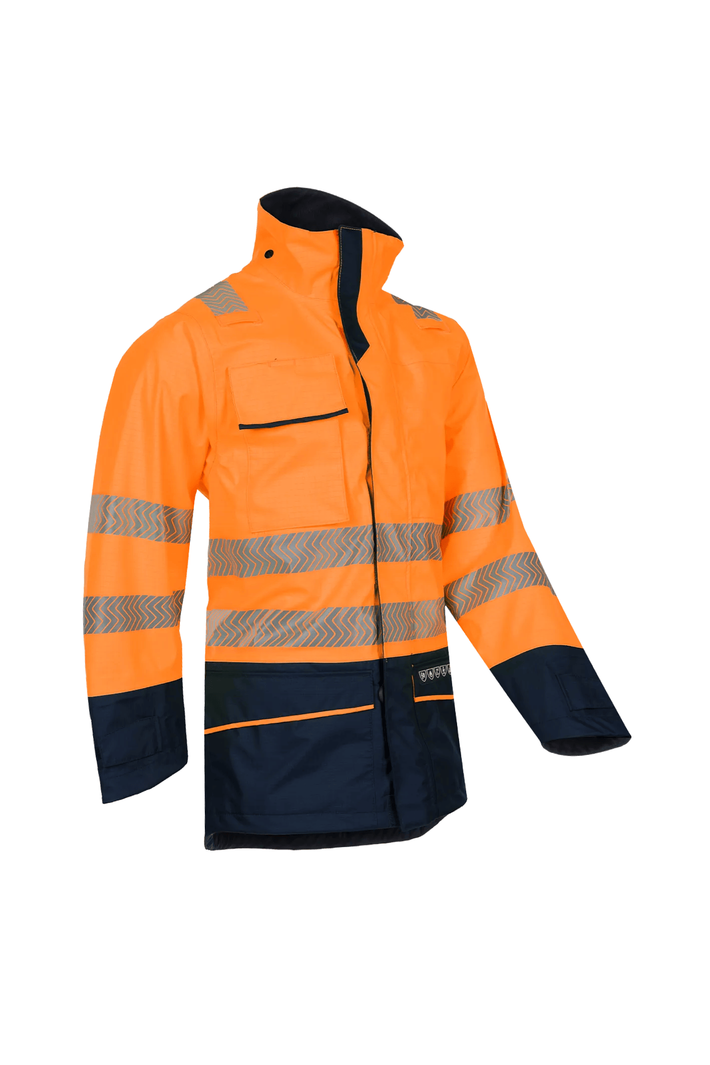 Sioen Torvik Hi-Vis Rain Jacket With Arc Protection