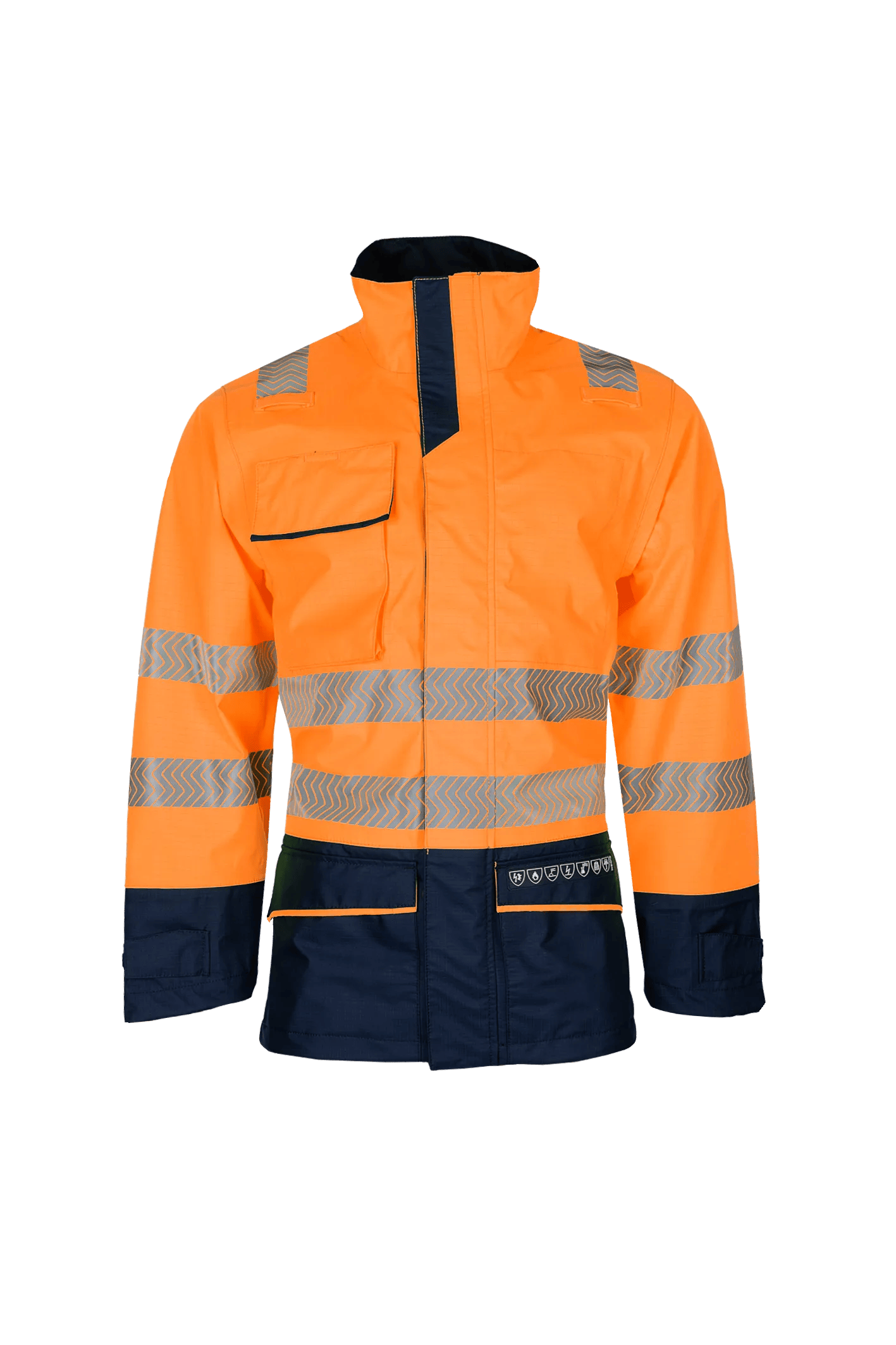 Sioen Torvik Hi-Vis Rain Jacket With Arc Protection