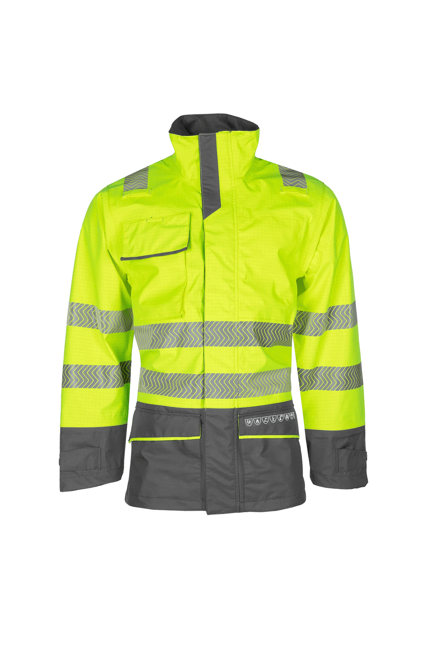 Sioen Torvik Hi-Vis Rain Jacket With Arc Protection