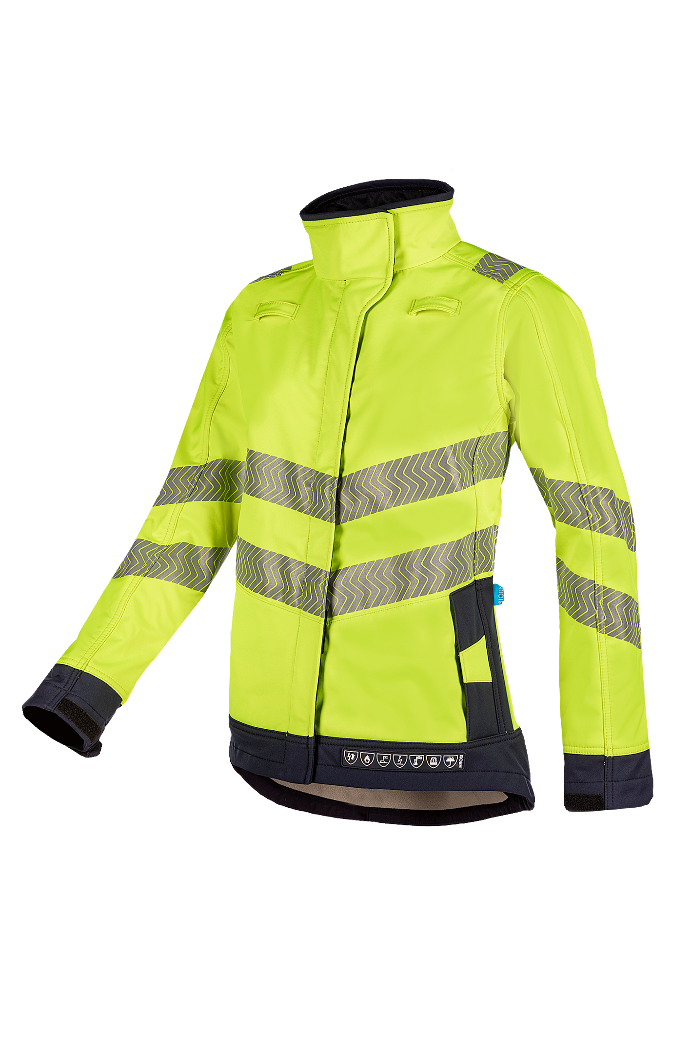 Sioen Heika Hi-Vis Ladies Softshell With Arc Protection