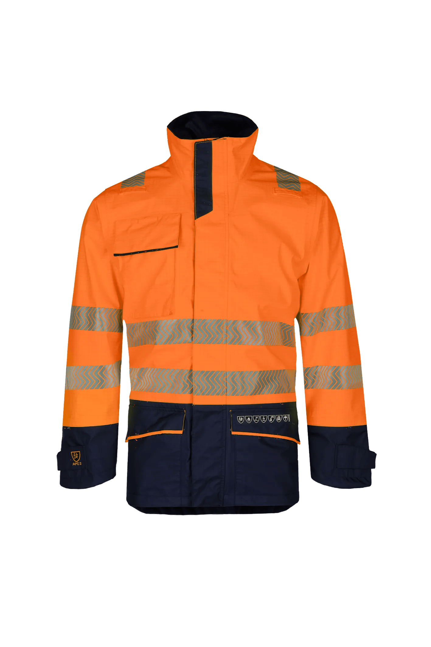 Sioen Talsi Hi-Vis Rain Jacket With Arc Protection (Apc 2)