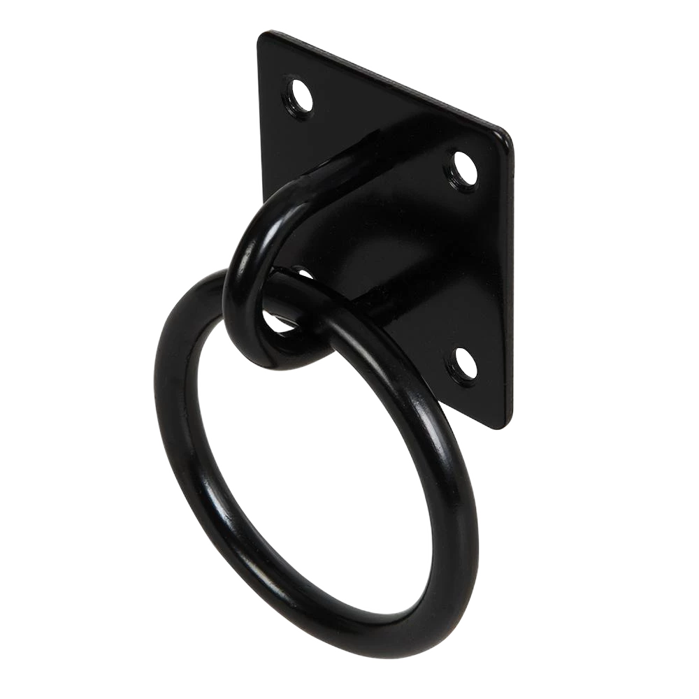 Fixman Chain Plate Black - Ring 50mm x 50mm