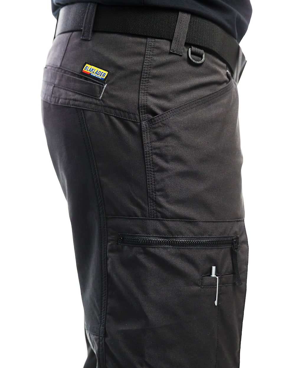 Blaklader Service Trousers with Stretch 14591845 #colour_dark-grey-black