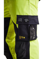 Blaklader Multinorm Inherent Trousers 1588 #colour_hi-vis-yellow-navy-blue