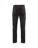 Blaklader Service Trousers Denim Stretch 1457 #colour_navy-blue-black