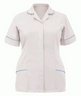 Orbit International Classic Tunic: Ladies - White/ Sky Blue