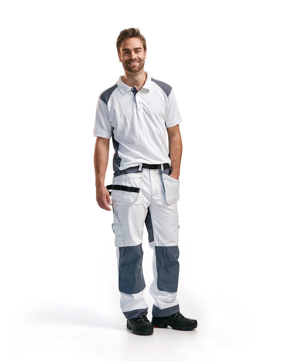 Blaklader Trousers 1503 #colour_white-grey