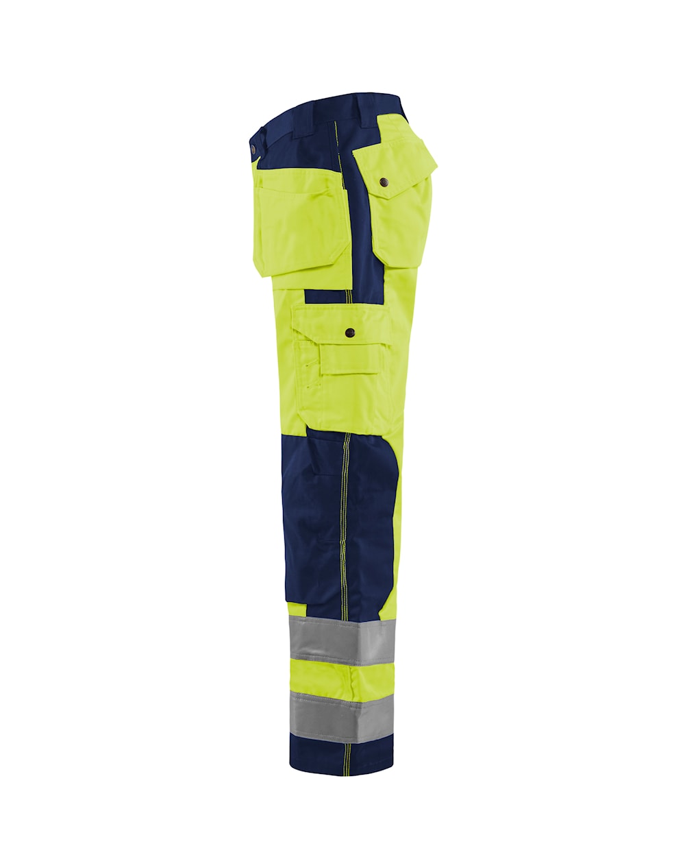 Blaklader Hi-Vis Trousers 1533 - Hi-Vis Yellow/Navy Blue