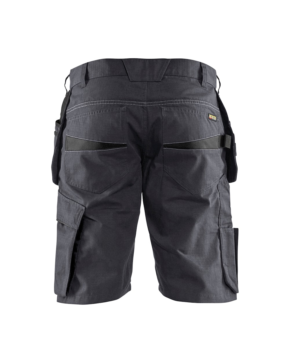 Blaklader Service Shorts with Nailpockets 1494 #colour_mid-grey-black