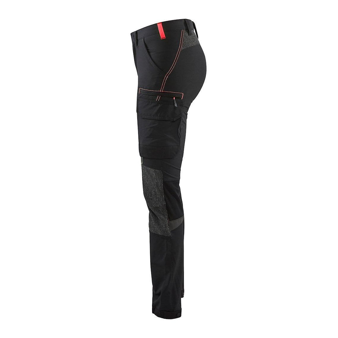 Blaklader Ladies 4-Way Stretch Service Trousers 7122 #colour_black-red