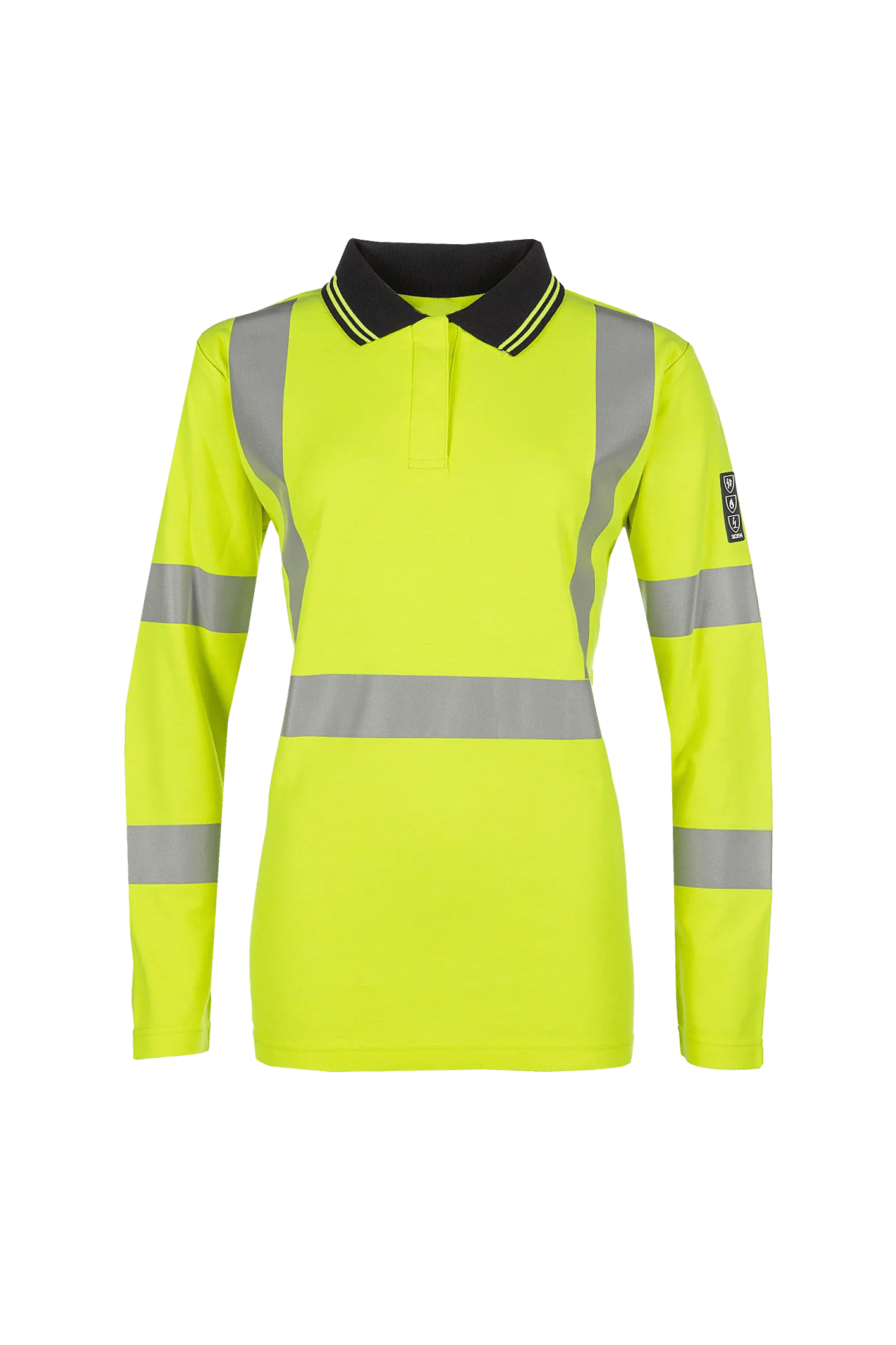 Sioen Augustine Ladies Hi-Vis Polo Shirt With Arc Protection