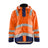 Blaklader Rain Jacket Hi-Vis Level 2 4302 #colour_orange-navy-blue