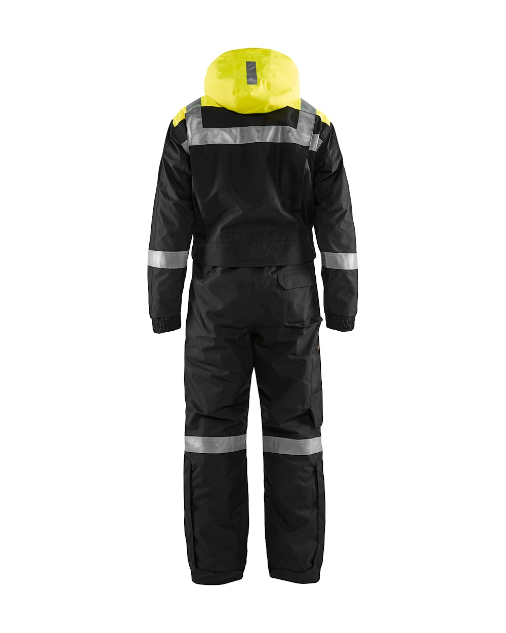 Blaklader Winter Coverall 6787 #colour_black-hi-vis-yellow