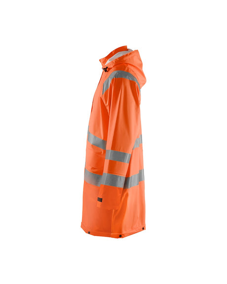 Blaklader Rain Jacket Hi-Vis Level 1 4324 #colour_orange