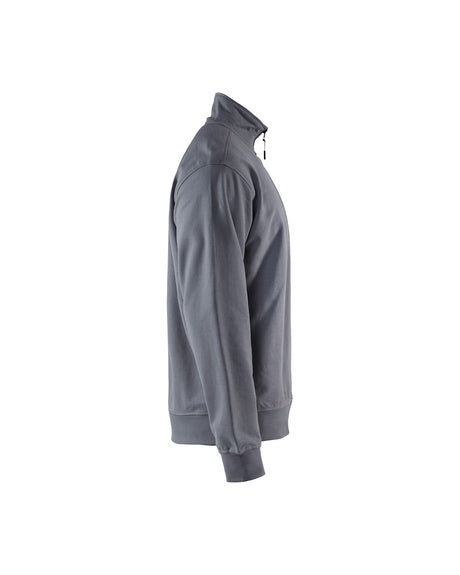 Blaklader Sweatshirt with Half Zip 3369 #colour_grey