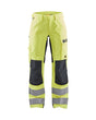 Blaklader Trousers Multinorm Inherent with Stretch Women 7191 #colour_hi-vis-yellow-navy-blue