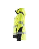 Blaklader Women's Hi-Vis Softshell Jacket 4791 #colour_hi-vis-yellow-black