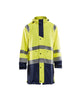 Blaklader Rain Jacket Hi-Vis Level 1 4324 #colour_hi-vis-yellow-navy-blue